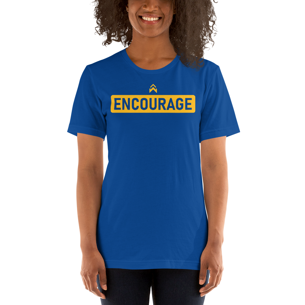 Encourage Blue t-shirt
